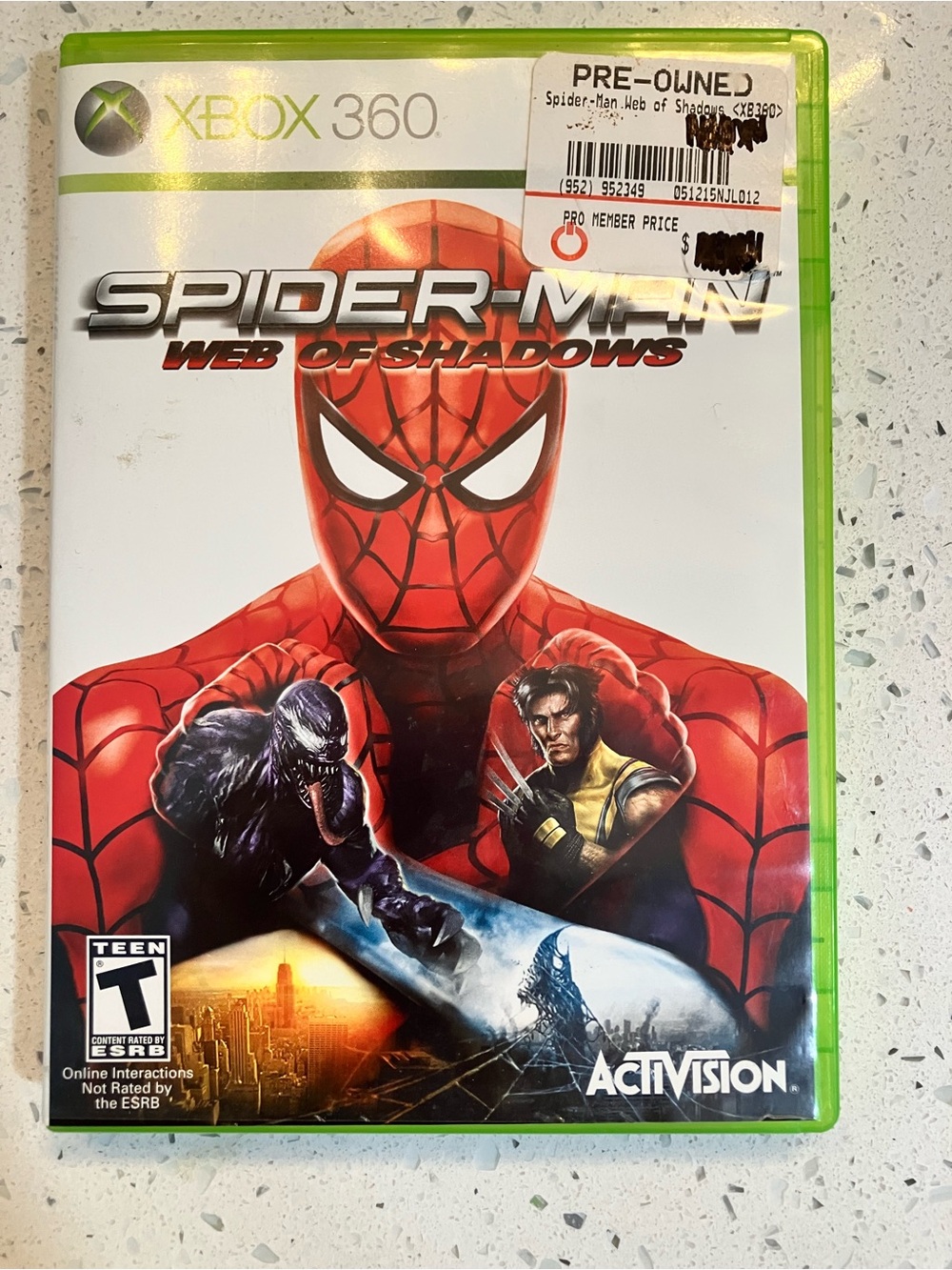 Spider-Man: Web of Shadows for Xbox 360